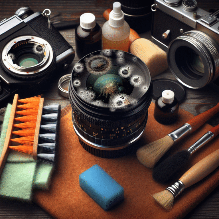 DIY solutions for severe lens fungus in vintage camera gear
