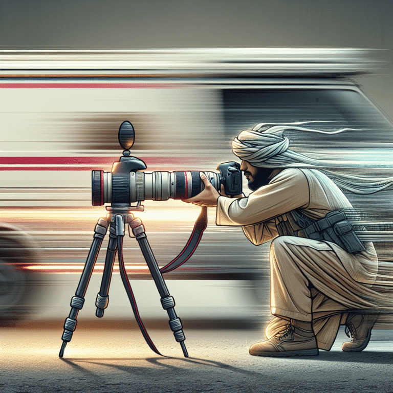 techniques to reduce motion blur in slow shutters
