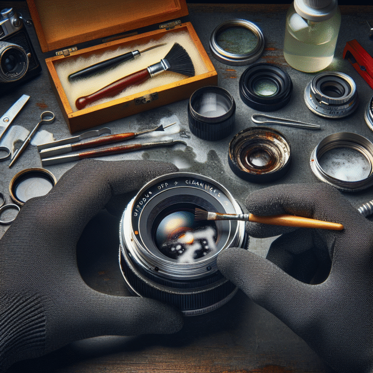 removing lens fungus from vintage camera lenses without damage