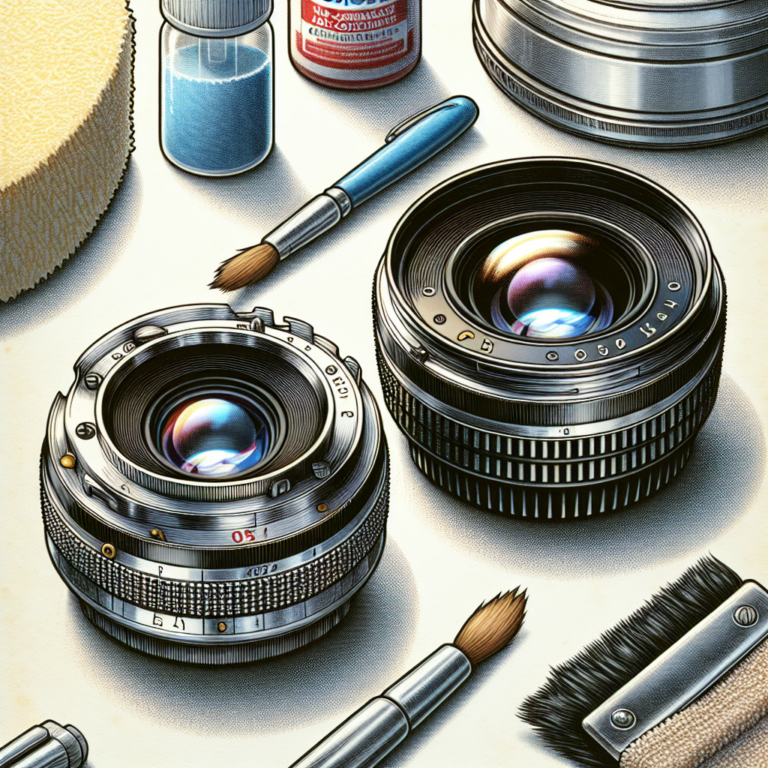 polishing dull aluminum parts of vintage camera lenses safely