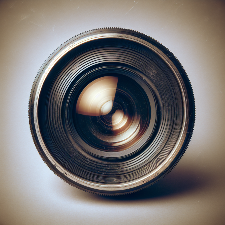 treating minor scratches on the glass of a vintage camera lens